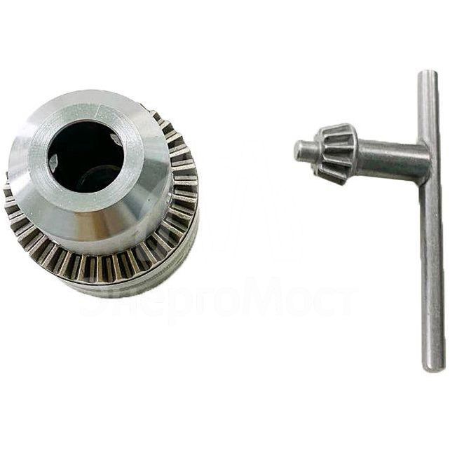 Патрон сверлильный с ключом для сверл 1.5-13.0мм 1/2-20UNF Kranz KR-92-0500