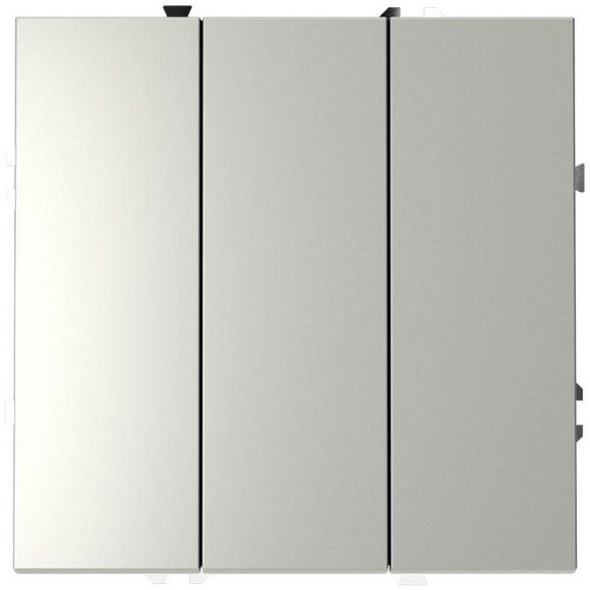 Выключатель 3-кл. СП S70 10А механизм сталь Voltum VLS030105