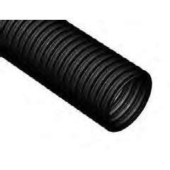 Труба гофрированная ПНД легкая d40мм с протяжкой черн. (уп.15м) Ruvinil 24001
