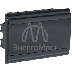 Корпус модульный пластиковый ЩРВ-П-12 IP41 встраив. PRIME черн. IEK MKP13-V-01-12-41-K02