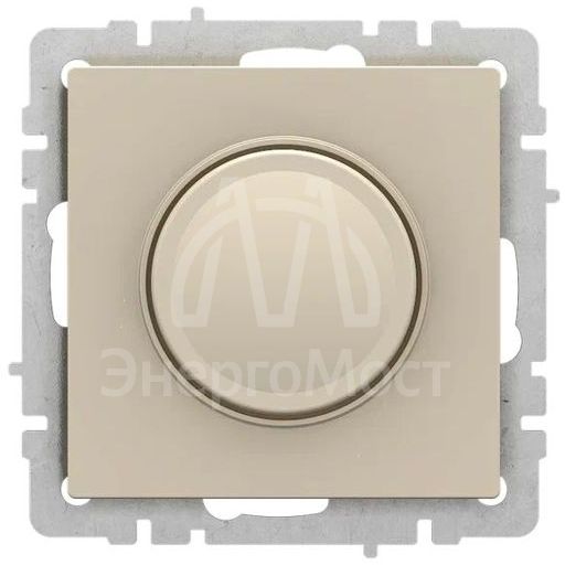 Светорегулятор СП BRITE пов-наж. 600Вт СС10-1-0-БрКр беж. IEK BR-D20-0600-K10