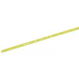 Трубка термоусадочная ТТУ 40/20 желт./зел. 1м IEK UDRS-D40-1-K52
