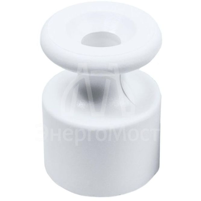 Изолятор ОП пластик бел. (уп.100шт) Bironi R1-551-21-100