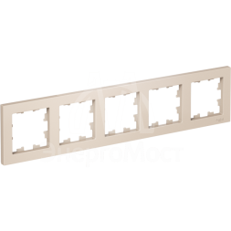 Рамка 5-м AtlasDesign универс. беж. SchE ATN000205