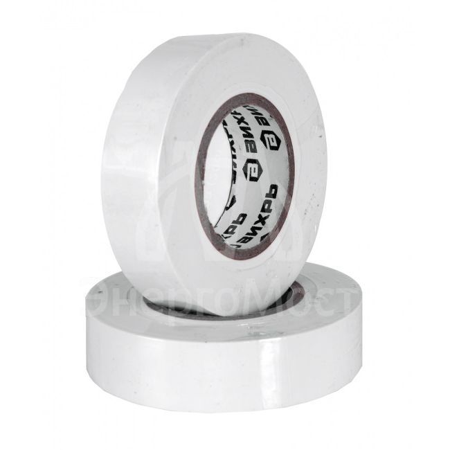 Изолента Вихрь ПВХ белая (20 м * 19 мм)