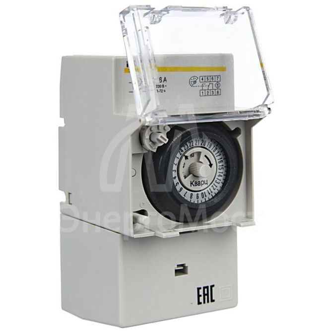 Таймер аналоговый ТЭМ-181 16А 230В на DIN-рейку IEK MTA20-16