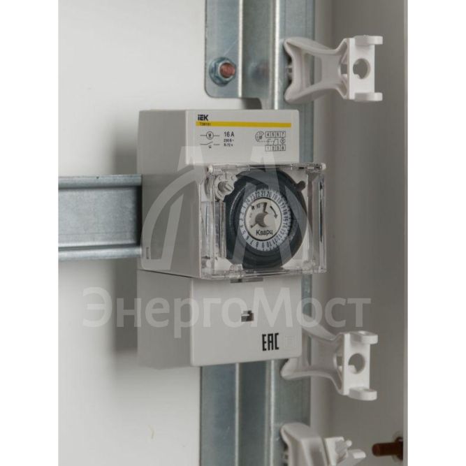 Таймер аналоговый ТЭМ-181 16А 230В на DIN-рейку IEK MTA20-16