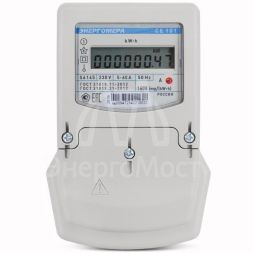 Счетчик CE 101 S6 145 1ф 5-60А 1 класс точн. ЭШ Энергомера 101001003009470