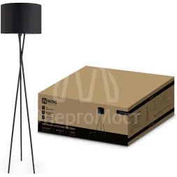 Светильник ТНО 04Ч 60Вт E27 230В торшер напольный под лампу на основании черн. IN HOME 4690612048239