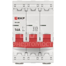 Выключатель нагрузки 3п 16А ВН-63N PROxima EKF S63316