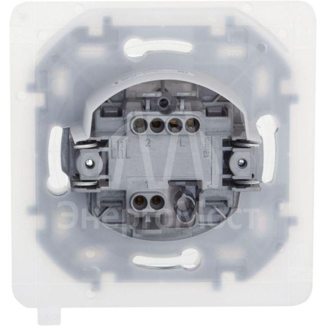 Механизм переключателя 1-кл. Inspiria 10А IP44 250В 10AX бел. Leg 673670