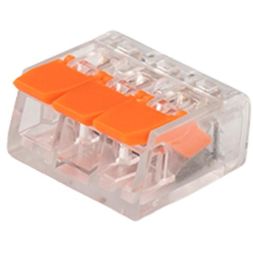 Клемма монтажная рычажного соединения PTC-3P 221-413 450В 32А 0.14-4.0кв.мм (уп.50шт) JazzWay 5050914