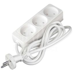 Удлинитель 3х1.5м без заземл. 10А IP20 2.2кВт Союз 481S-1301