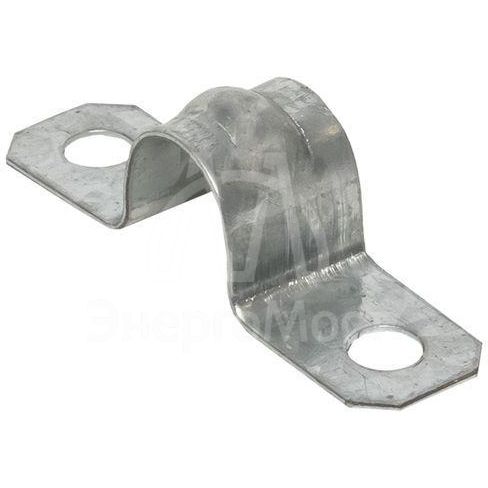 Скоба крепежная двухлапковая d16-17мм метал. (уп.10шт) PROxima EKF sm-2-16-17-r