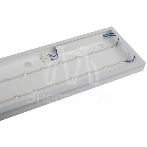 Светильник светодиодный SPO-17-9-4K-40 40Вт 4000К 3600Лм &amp;lt;1% IP40 180х1195х25 с равномерной засветкой матов. Эра Б0061343