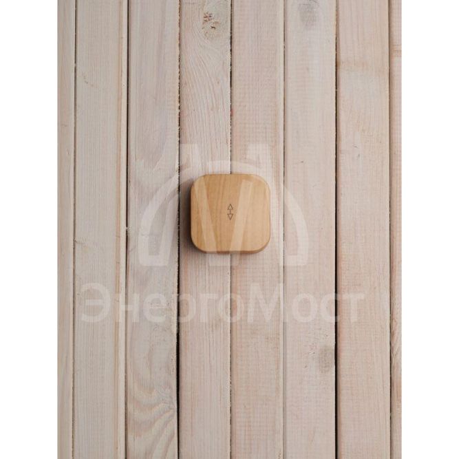 Переключатель проходной 1-кл. ОП GLORY 10А ВСп10-1-0-ХС сосна IEK EVH12-K34-10