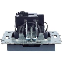 Розетка 1-м СП BRITE РС11-1-0-БрМ 16А с заземл. без защ. шторки маренго IEK BR-R11-16-K35