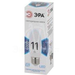 Лампа светодиодная B35-11w-840-E27 свеча 880лм ЭРА Б0032983