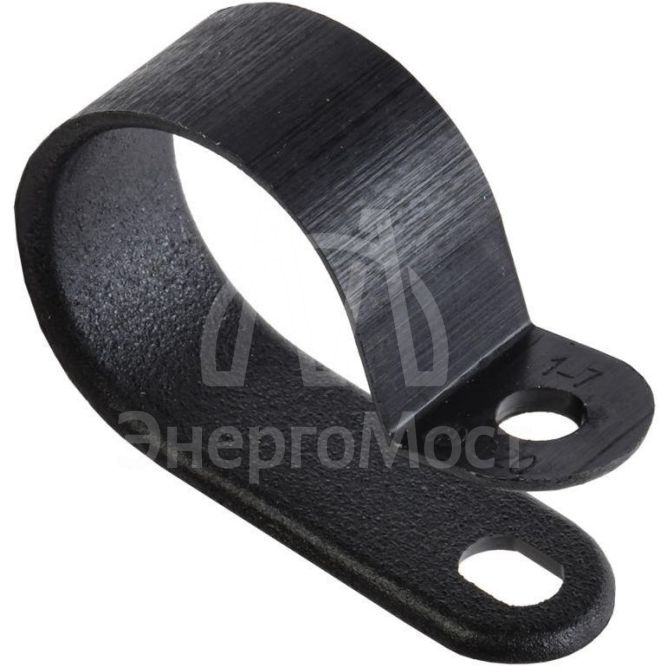 Скоба крепежная 20мм нейлон. черн. (уп.50шт) IEK USK11-20-050-K02