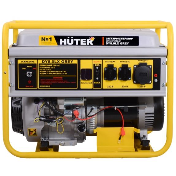 Электрогенератор DY8,0LX-электростартер Grey Huter