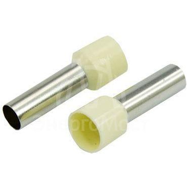 Наконечник штыревой втулочный изолир. (НШВИ F-18мм) 18ммх16кв.мм (E16-18) беж. REXANT 08-1828