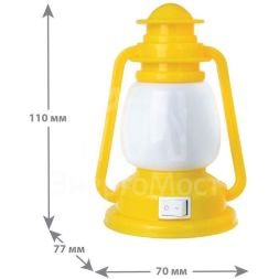 Светильник светодиодный NL-171 &amp;quot;Фонарик&amp;quot; ночник с выкл. 220В Camelion 12527