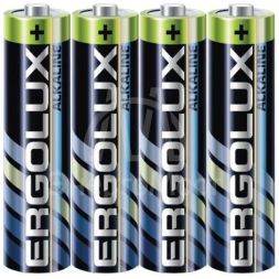 Элемент питания AAA/LR03 1.5В Alkaline SR4 (блист.4шт) Ergolux 14281
