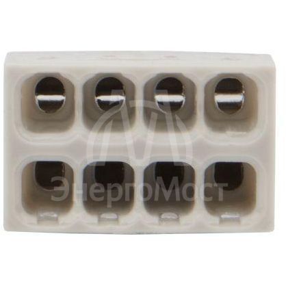 Экспресс-клемма строительно-монтажная СМК 2273-208 8-проводная 0.5-2.5кв.мм (уп.50шт) Rexant 07-3215