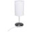 Светильник настольный JH3-01-wh E14 IP20 110х110х310мм метал.; ткань; PVC-пластик бел. JazzWay 5062344
