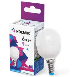 Лампа светодиодная GL45 6.5Вт 6500К E14 220В Космос LkeLED6.5wGL45E1465