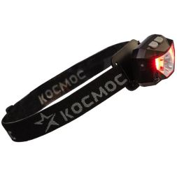 Фонарь налобный аккум. 3Вт XPG 2х3Вт COB/Li-po 1200мА.ч ABS пластик КОСМОС (KOC851Lit)