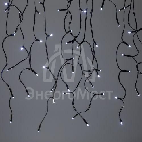 Гирлянда садовая ERASF22-29 Бахрома на солнечной батарее холодный свет 3.8х0.5 ЭРА Б0053373