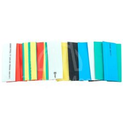 Набор трубок термоусадочных ТУТ нг тонкостен. 30/15 (7 цветов по 3шт 100мм) EKF tut-n-30