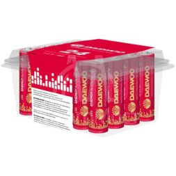Элемент питания алкалиновый AA/LR6 1.5В Energy Alkaline 2021 Pack-24 (уп.24шт) DAEWOO 5029842