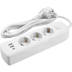 Удлинитель 90 839 OPE-USB-03-300-ESC-3x1 ОНЛАЙТ 90839