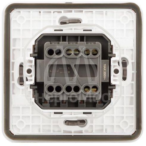 Переключатель Эксперт 11-1523-01 IP55 10АХ-250В СУ бел. Эра Б0063300