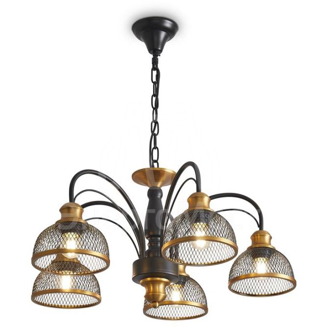 Светильник Caz 5х60Вт E27 IP20 подвесной Freya FR5527PL-05BBZ