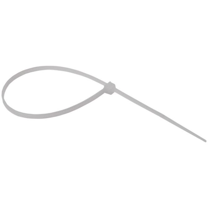Хомут кабельный PCT 2.5х200-100WH 2.5х200 PA6.6 бел.(уп.100шт) JazzWay 5053618