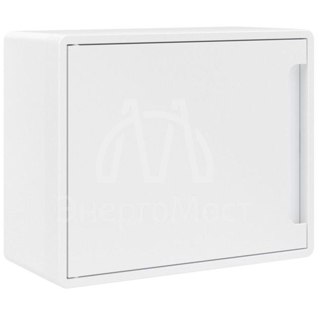 Щиток настенный FRAME 8мод. с бел. дверцей с 2 шинами PEN на 6 и 8 отверст. бел. DKC F08W1WW