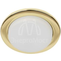 Светильник KL70 GD /1 под лампу Gx53 тонкий 220В 13Вт зол. Эра Б0048954