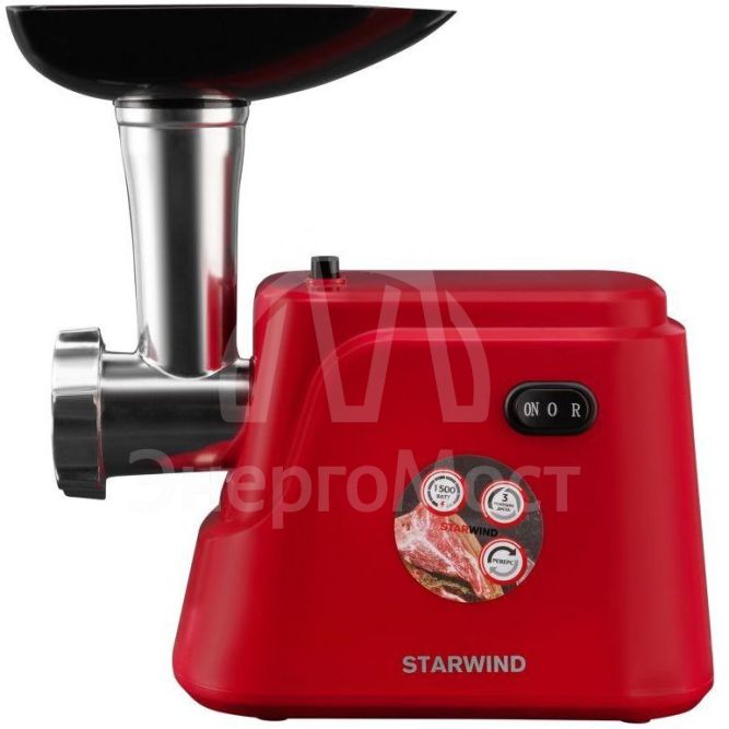 Мясорубка 1500Вт красн. SMG3225 STARWIND 1487978