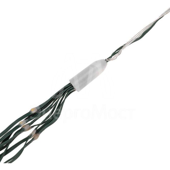 Гирлянда светодиодная из росы с макушкой на елку 9 нитейх2м 200LED тепл. бел. эффект водопада 230В Neon-Night 315-896