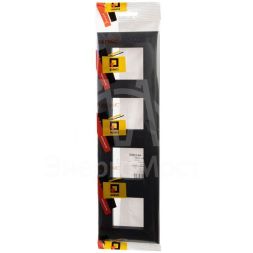 Рамка 4-м 8мод. Avanti &amp;quot;Черный матовый&amp;quot; DKC 4412908