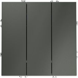 Выключатель 3-кл. СП S70 10А механизм титан Voltum VLS030106