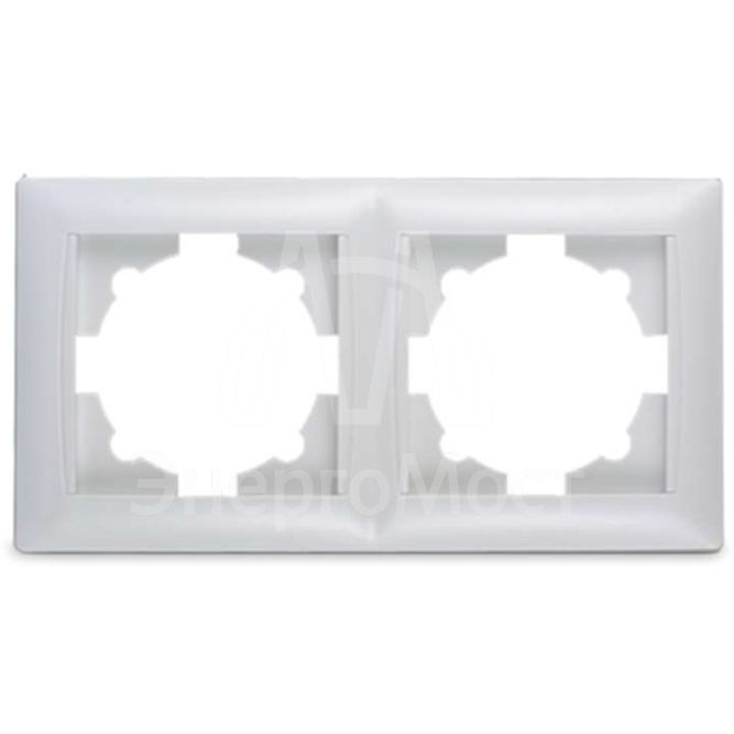 Рамка 2-м VALENZO 6302H бел. ASD / IN HOME 4690612006437