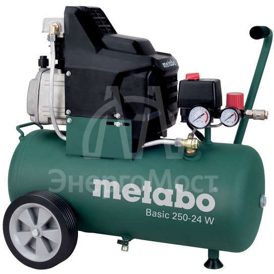 Компрессор масляный Basic 250-24 W 1.5кВт 24л Metabo 601533000