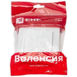 Выключатель 1-кл. СП Валенсия 10А IP20 бел. PROxima EKF EWV10-021-10