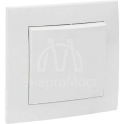 Выключатель 1-кл. СП Валенсия 10А IP20 бел. PROxima EKF EWV10-021-10