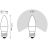Лампа светодиодная Elementary 10Вт свеча 4100К нейтр. бел. E27 750лм GAUSS 30220