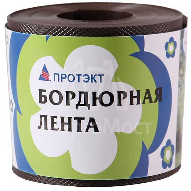 Лента бордюрная серии &amp;quot;Палисад&amp;quot; корич. Протэкт БЛ-10/10